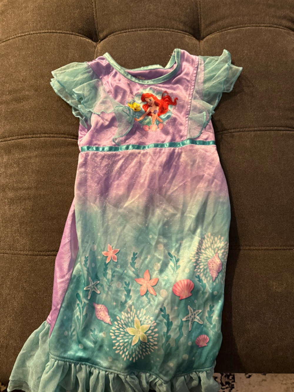 Disney Princess Ariel Night gown - Purple & Aqua
